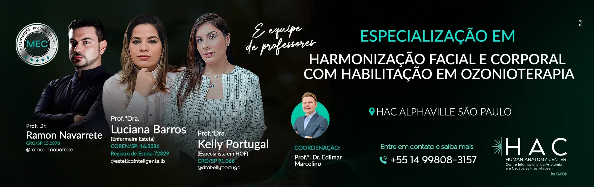 Especialização em Harmonização Facial e Corporal ps